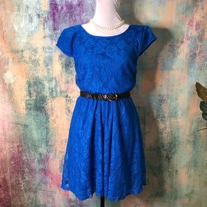 📌📌 Mudd Royal blue lace Dress 📌📌